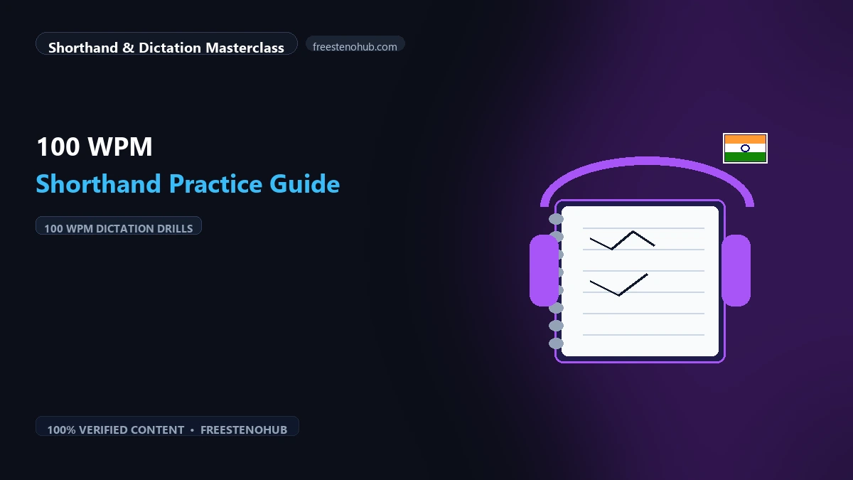 100 WPM Shorthand Practice Guide