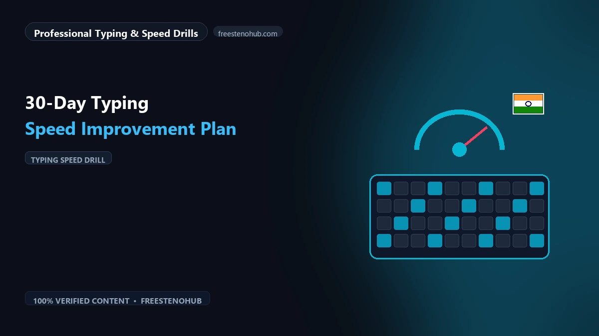 30-Day Typing Speed Improvement Plan