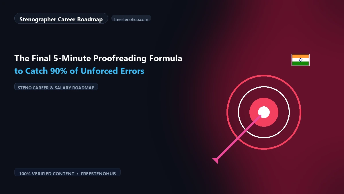 The Final 5-Minute Proofreading Formula to Catch 90% of Unforced Errors