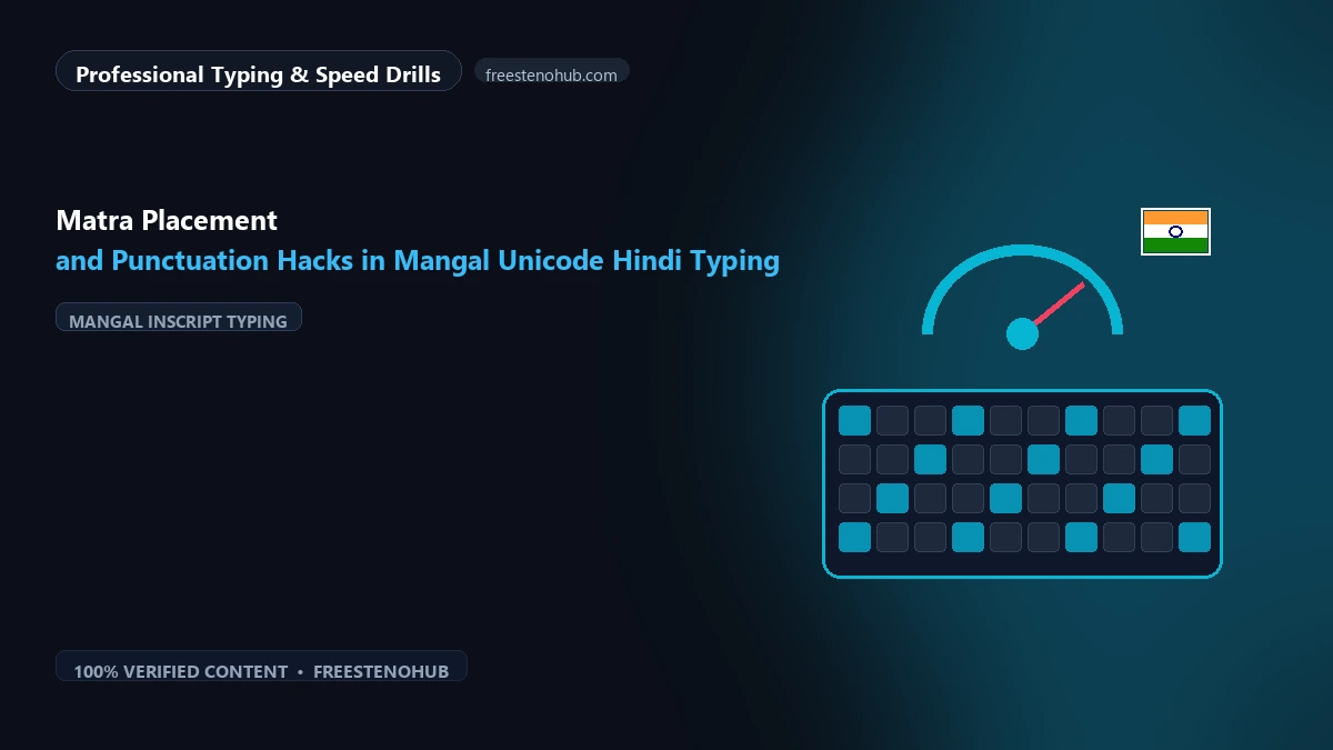 Matra Placement and Punctuation Hacks in Mangal Unicode Hindi Typing