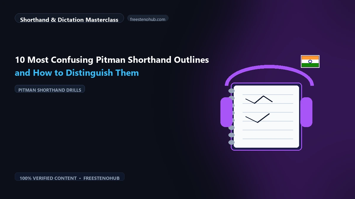 10 Most Confusing Pitman Shorthand Outlines and How to Distinguish Them