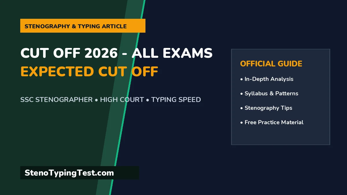 Cut Off 2026 - All Exams Expected Cut Off