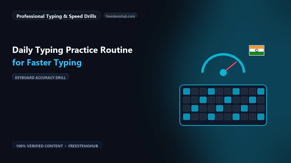 Daily Typing Practice Routine for Faster Typing