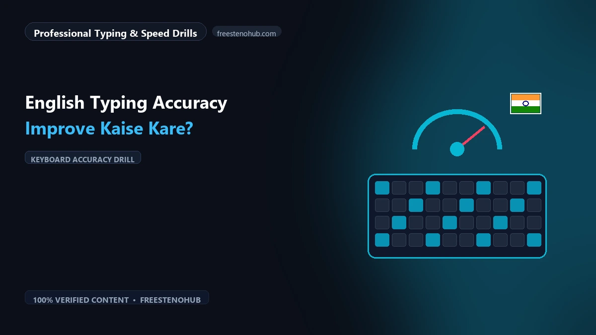 English Typing Accuracy Improve Kaise Kare?