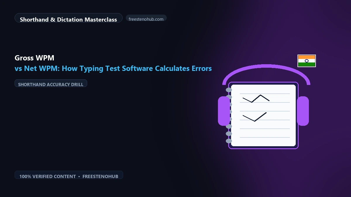 Gross WPM vs Net WPM: How Typing Test Software Calculates Errors