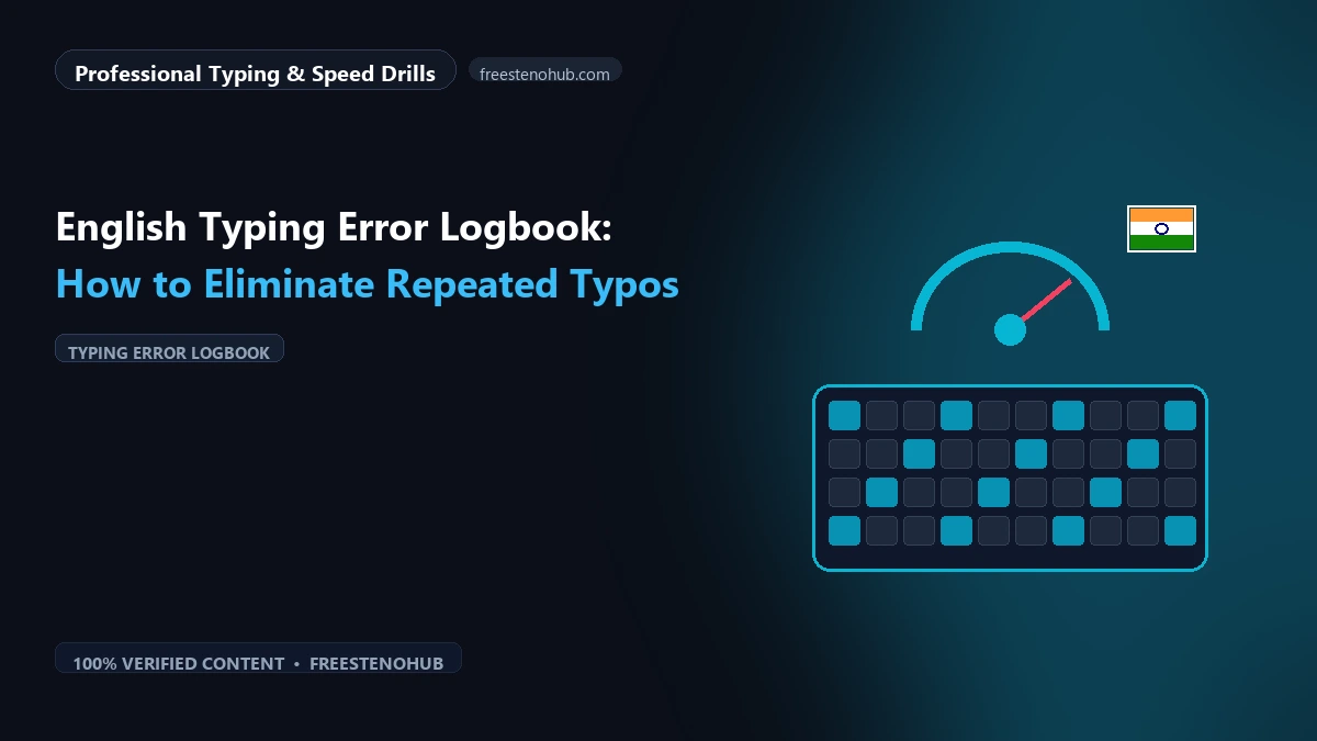 English Typing Error Logbook: How to Eliminate Repeated Typos