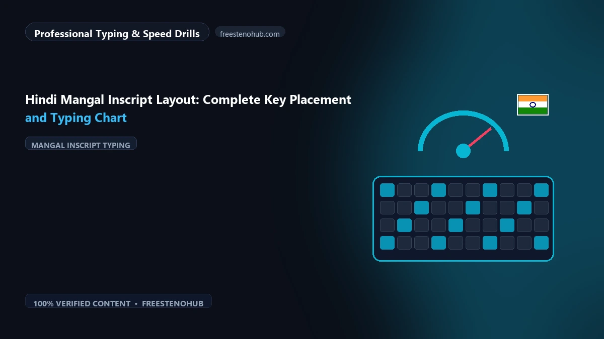 Hindi Mangal Inscript Layout: Complete Key Placement and Typing Chart