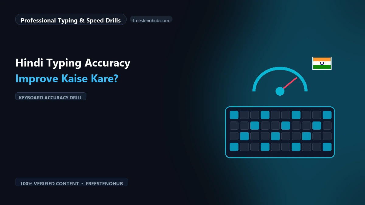 Hindi Typing Accuracy Improve Kaise Kare?