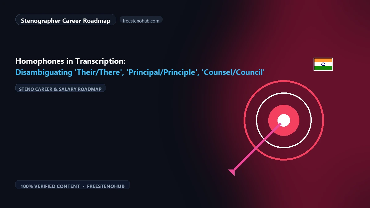 Homophones in Transcription: Disambiguating 'Their/There', 'Principal/Principle', 'Counsel/Council'