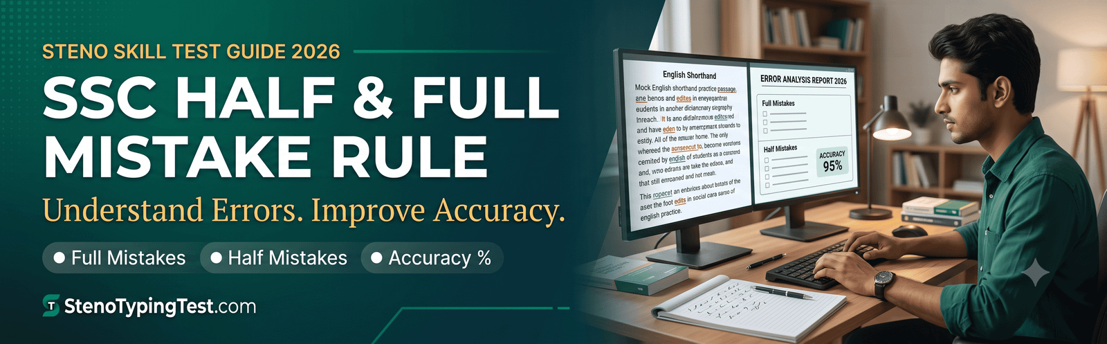 SSC Half Full Mistake Rule - Steno Typing Result Guide