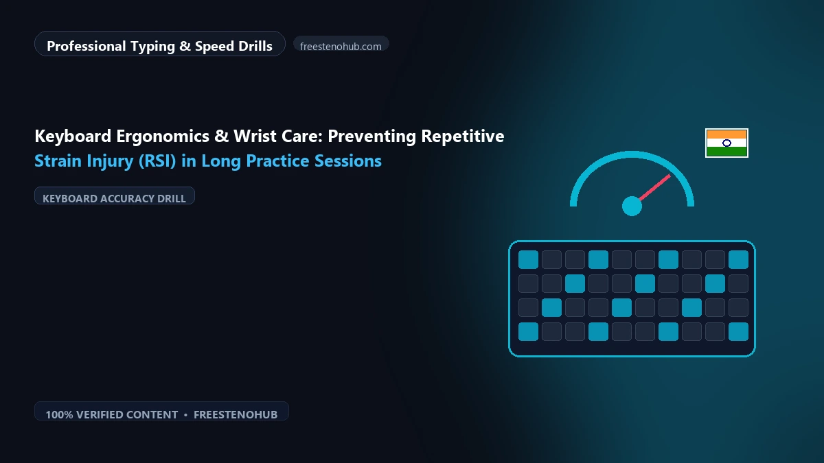 Keyboard Ergonomics & Wrist Care: Preventing Repetitive Strain Injury (RSI) in Long Practice Sessions
