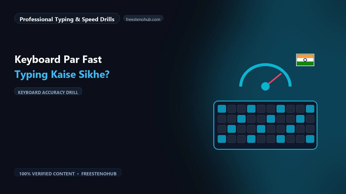 Keyboard Par Fast Typing Kaise Sikhe?