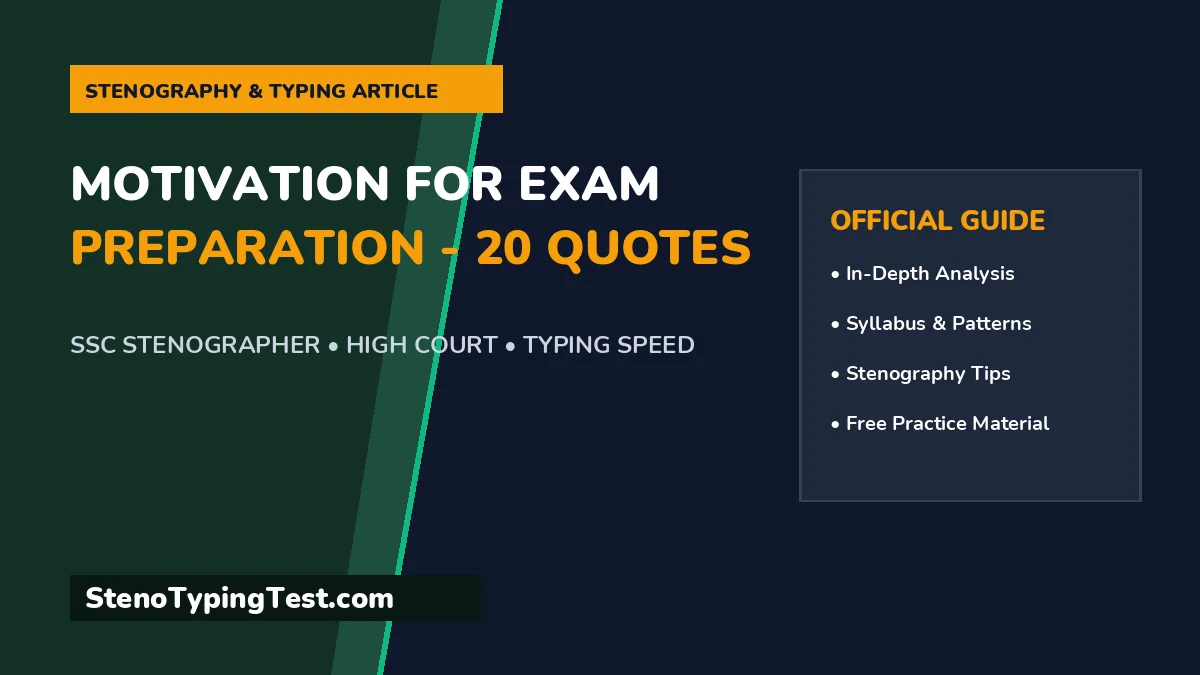 Motivation for Exam Preparation - 20 Quotes