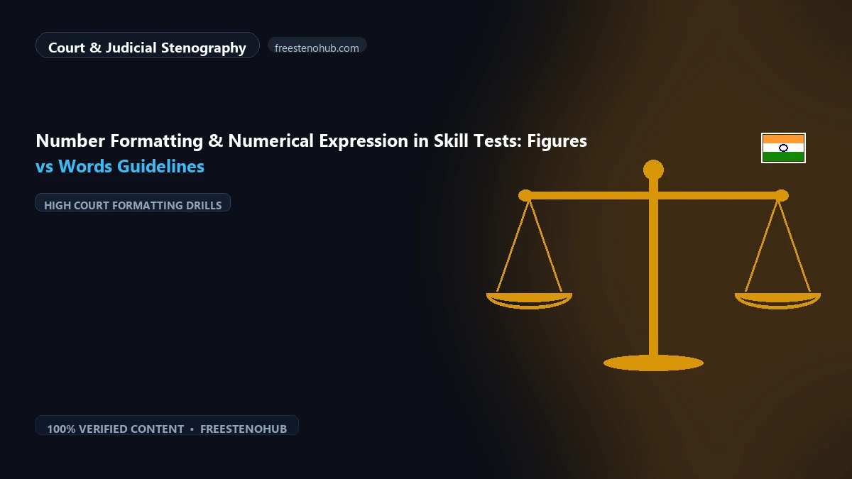 Number Formatting & Numerical Expression in Skill Tests: Figures vs Words Guidelines