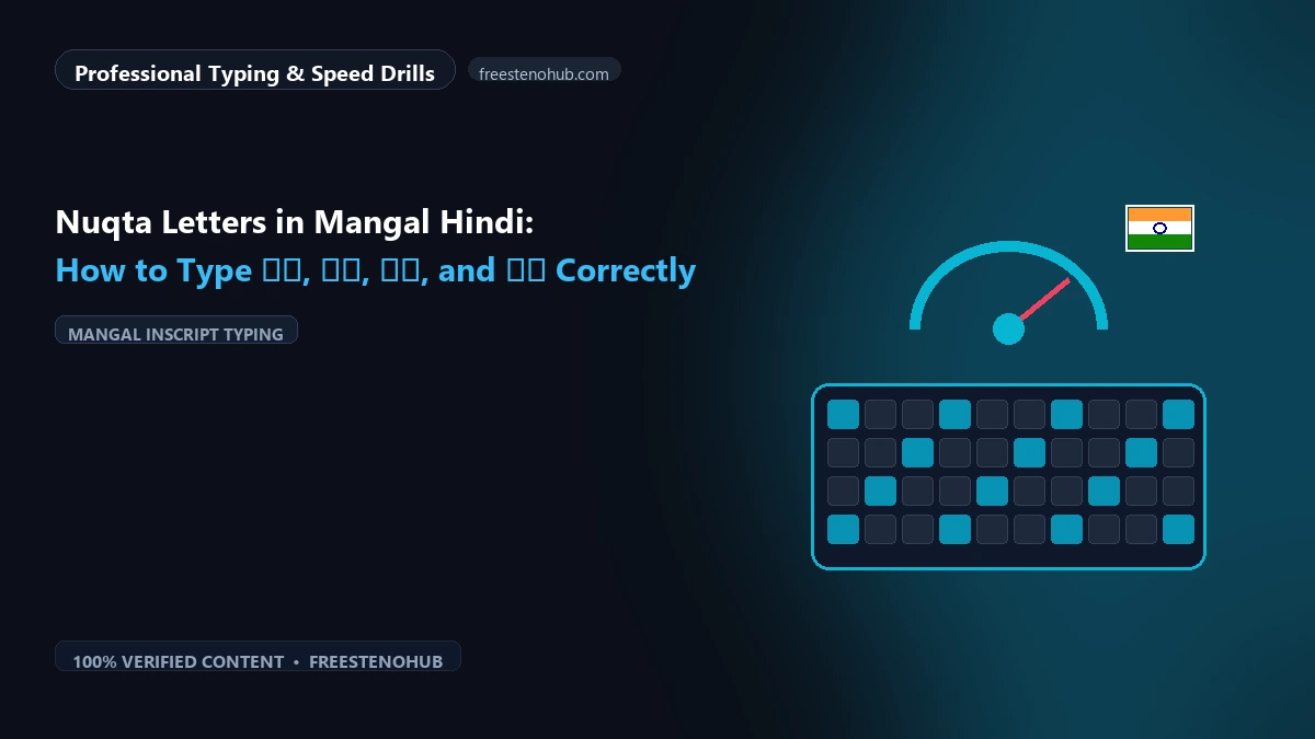 Nuqta Letters in Mangal Hindi: How to Type ख़, ग़, ज़, and फ़ Correctly