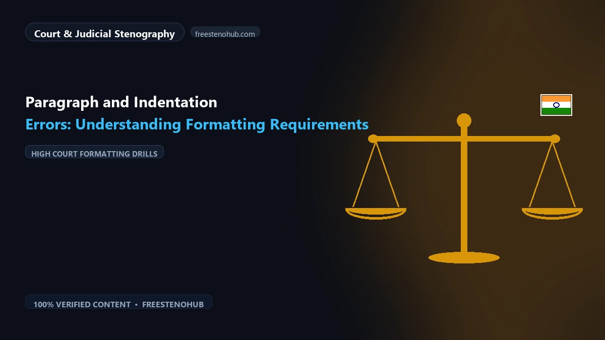 Paragraph and Indentation Errors: Understanding Formatting Requirements