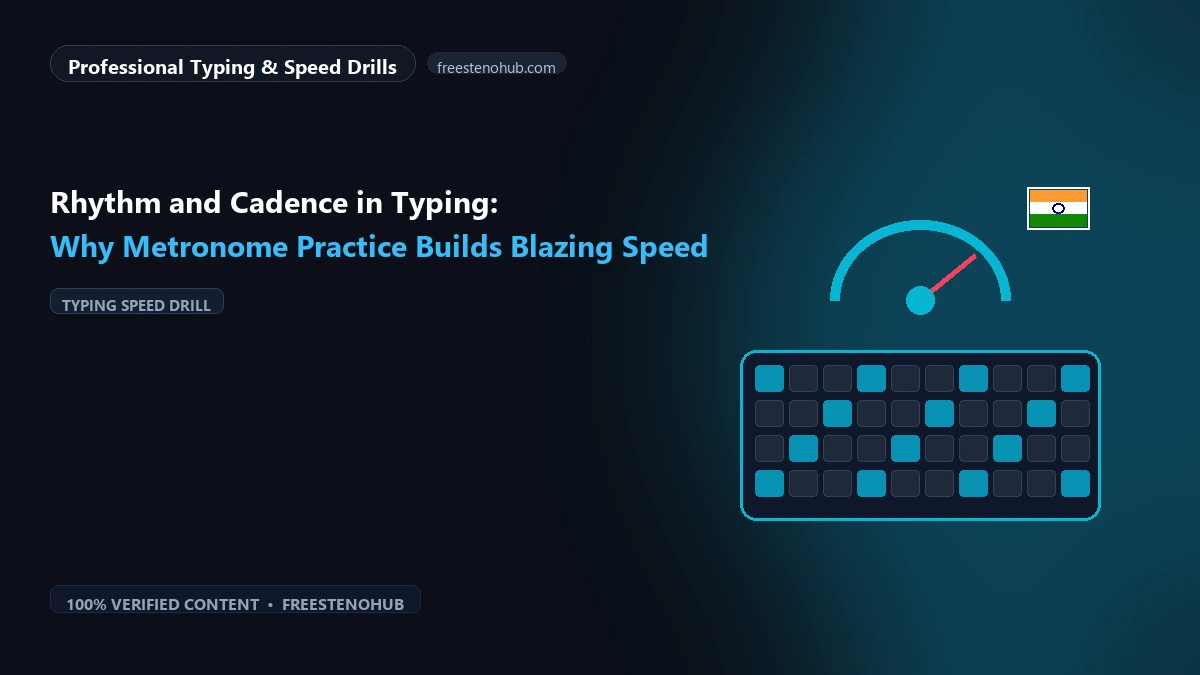 Rhythm and Cadence in Typing: Why Metronome Practice Builds Blazing Speed