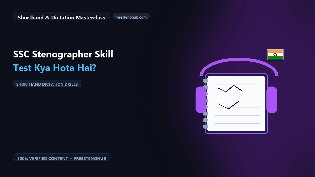 SSC Stenographer Skill Test Kya Hota Hai?