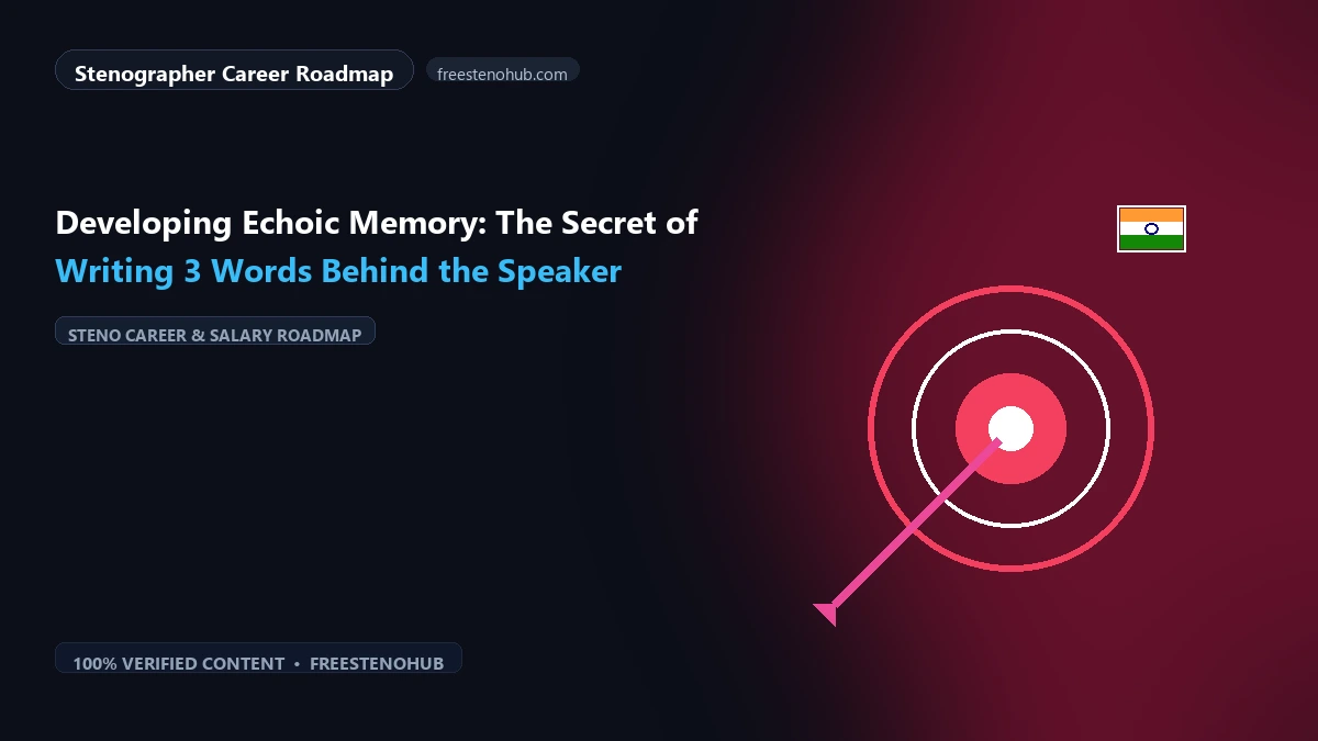 Developing Echoic Memory: The Secret of Writing 3 Words Behind the Speaker
