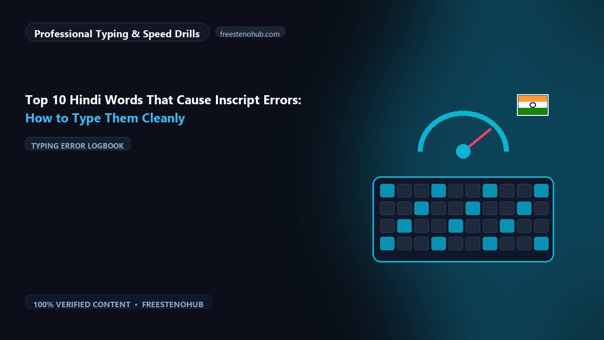 Top 10 Hindi Words That Cause Inscript Errors: How to Type Them Cleanly