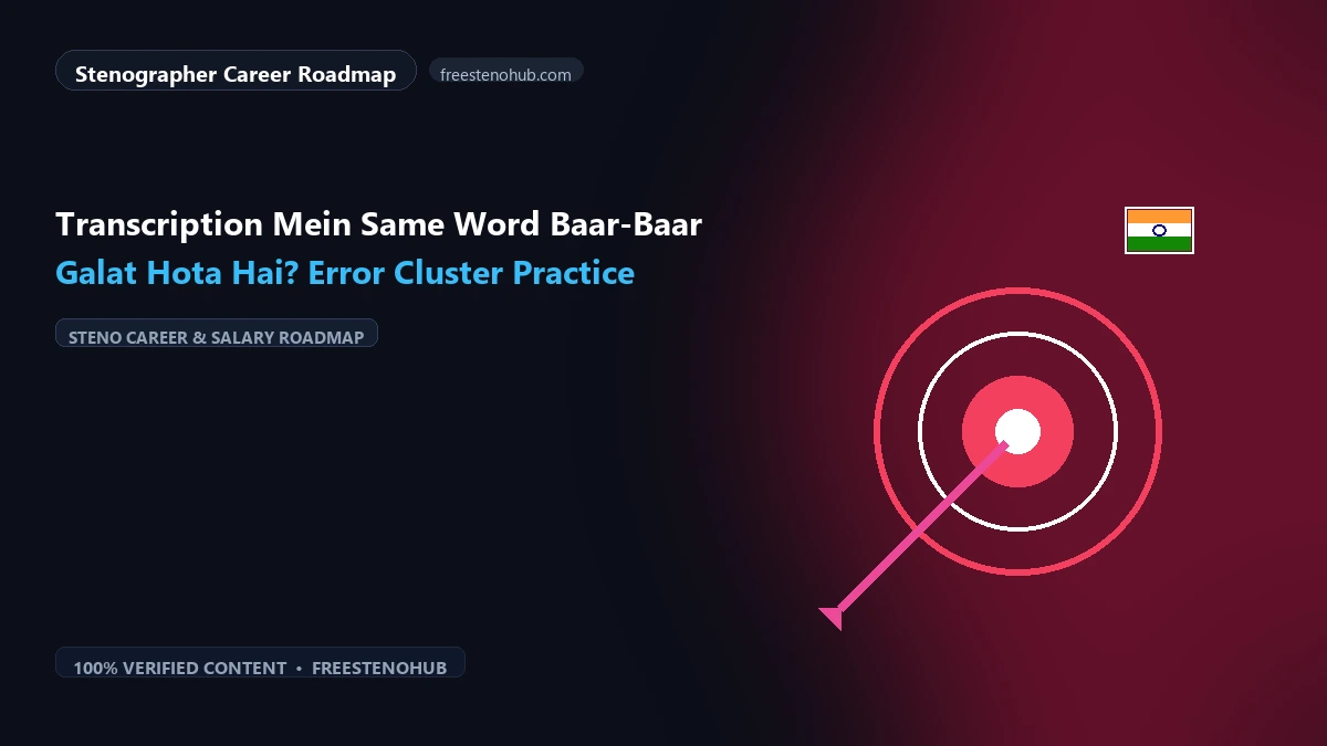Transcription Mein Same Word Baar-Baar Galat Hota Hai? Error Cluster Practice