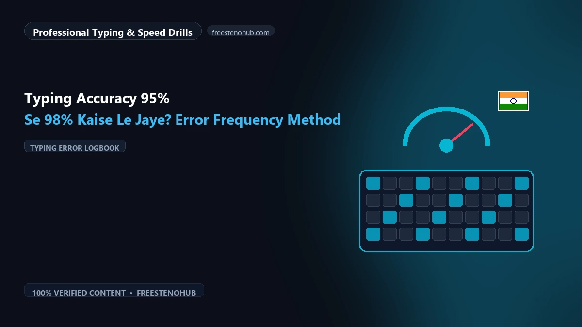Typing Accuracy 95% Se 98% Kaise Le Jaye? Error Frequency Method