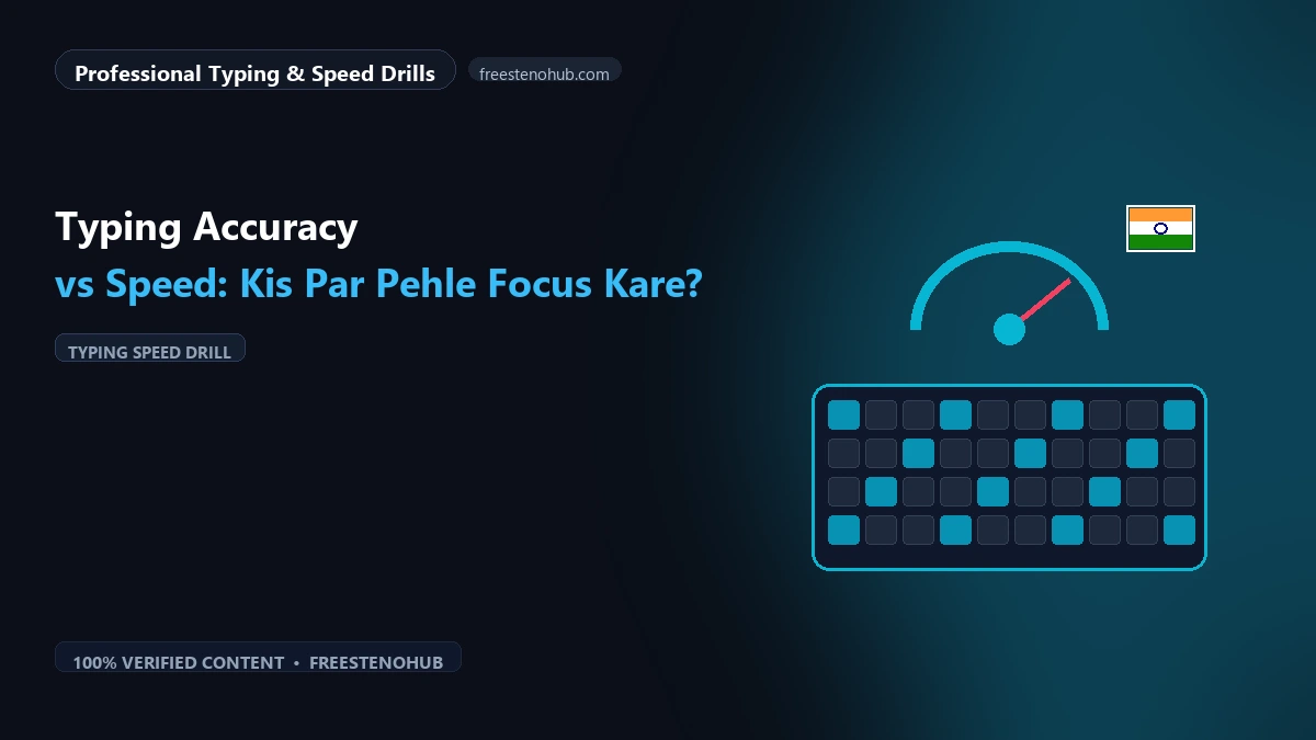 Typing Accuracy vs Speed: Kis Par Pehle Focus Kare?