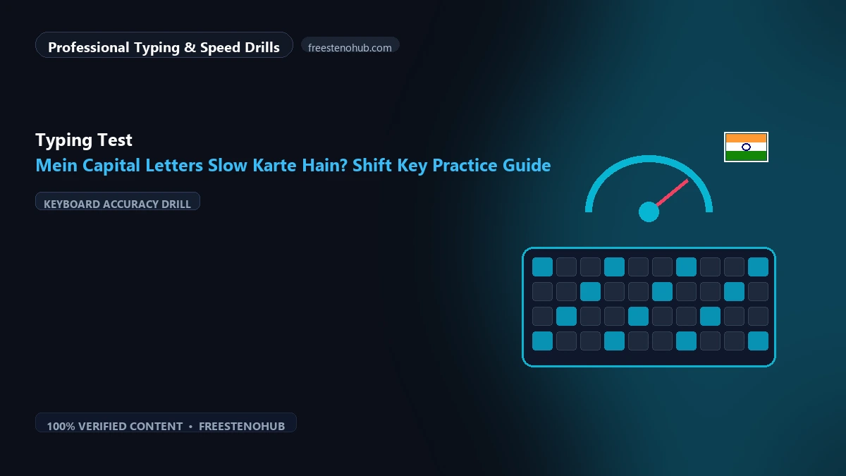Typing Test Mein Capital Letters Slow Karte Hain? Shift Key Practice Guide