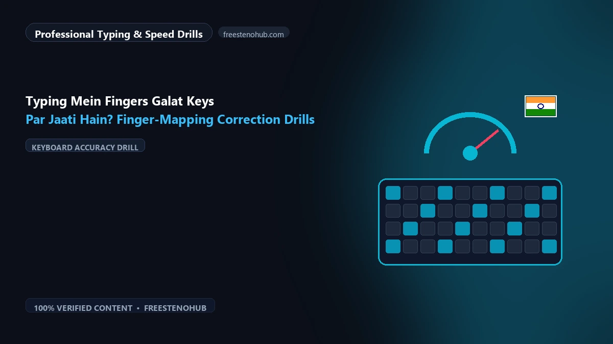 Typing Mein Fingers Galat Keys Par Jaati Hain? Finger-Mapping Correction Drills