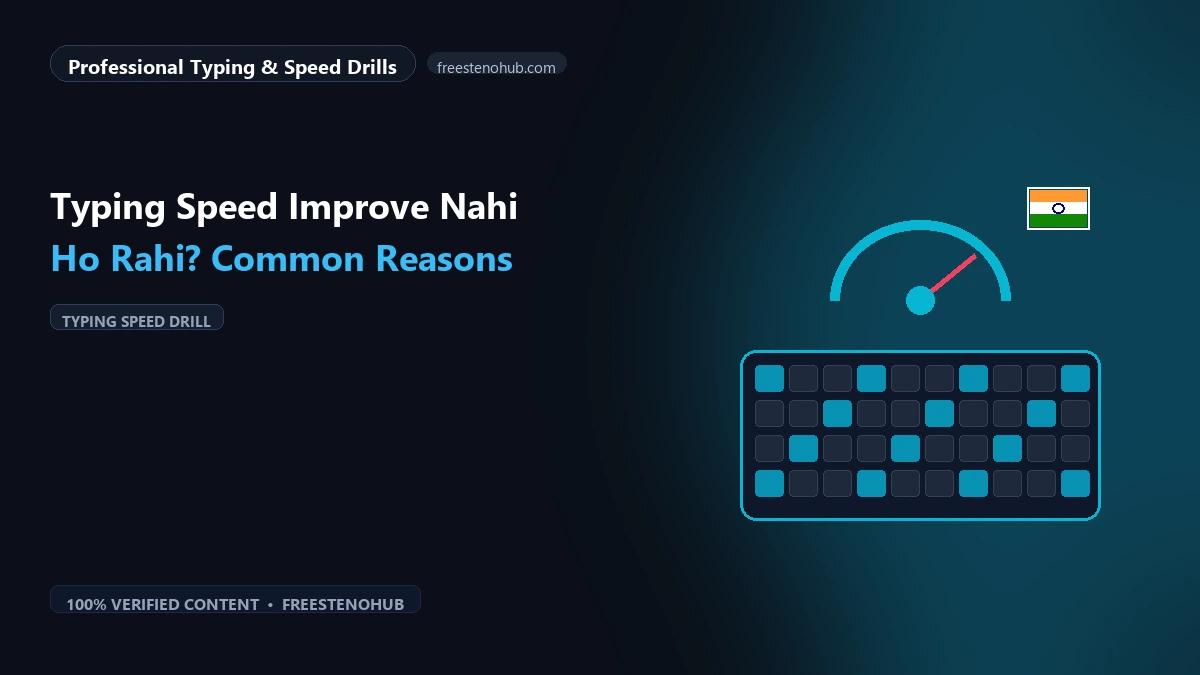 Typing Speed Improve Nahi Ho Rahi? Common Reasons
