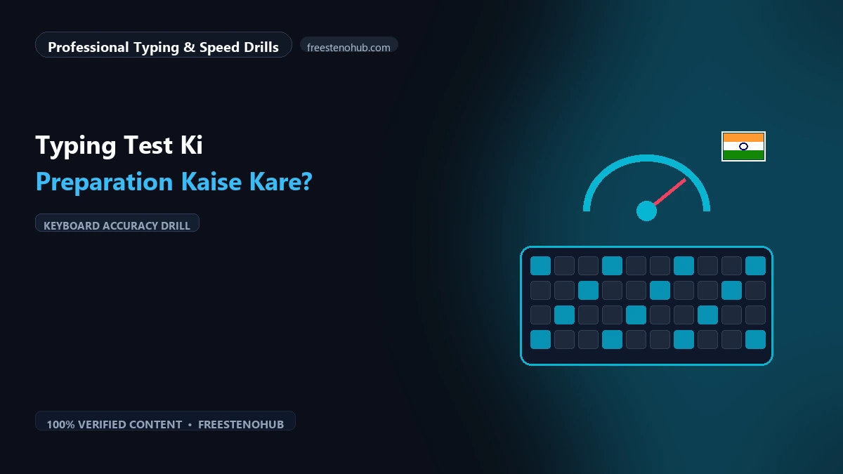 Typing Test Ki Preparation Kaise Kare?