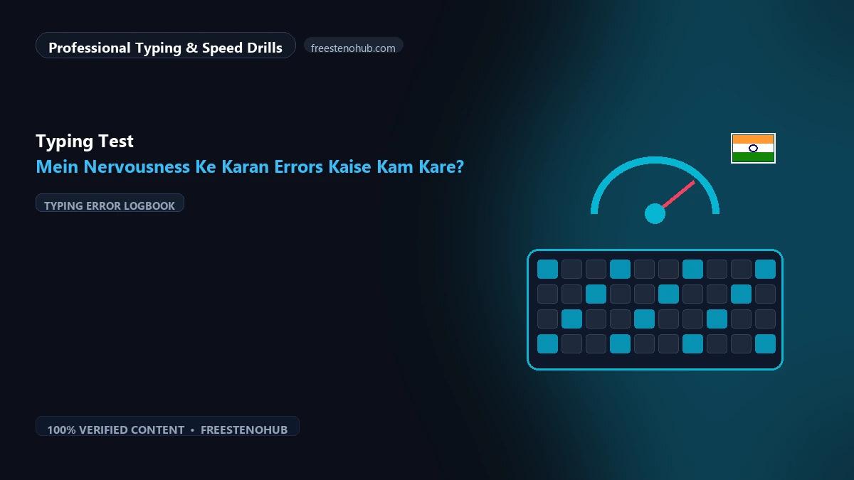 Typing Test Mein Nervousness Ke Karan Errors Kaise Kam Kare?