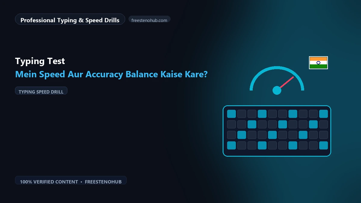 Typing Test Mein Speed Aur Accuracy Balance Kaise Kare?