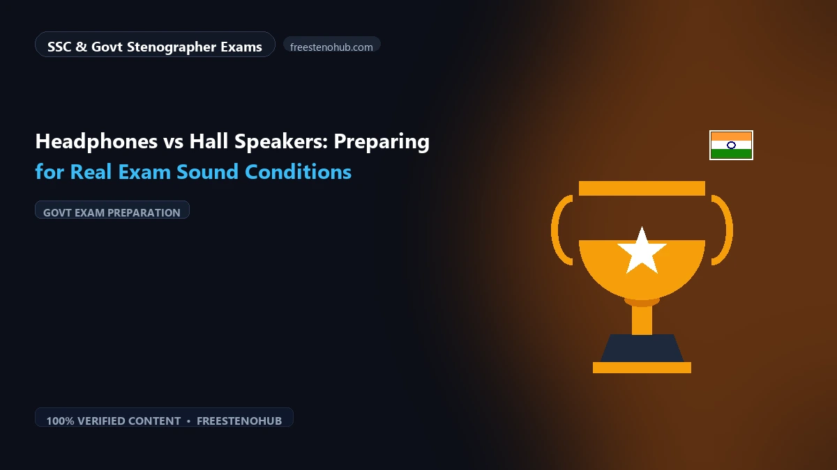 Headphones vs Hall Speakers: Preparing for Real Exam Sound Conditions